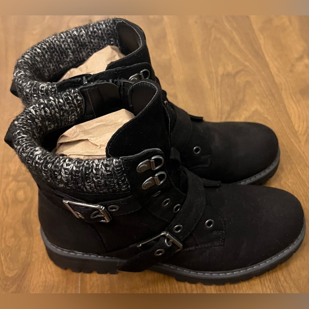 Black Suede Ankle Boots